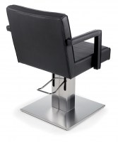 Sillón de peluquería Fix It - base Square, vista trasera